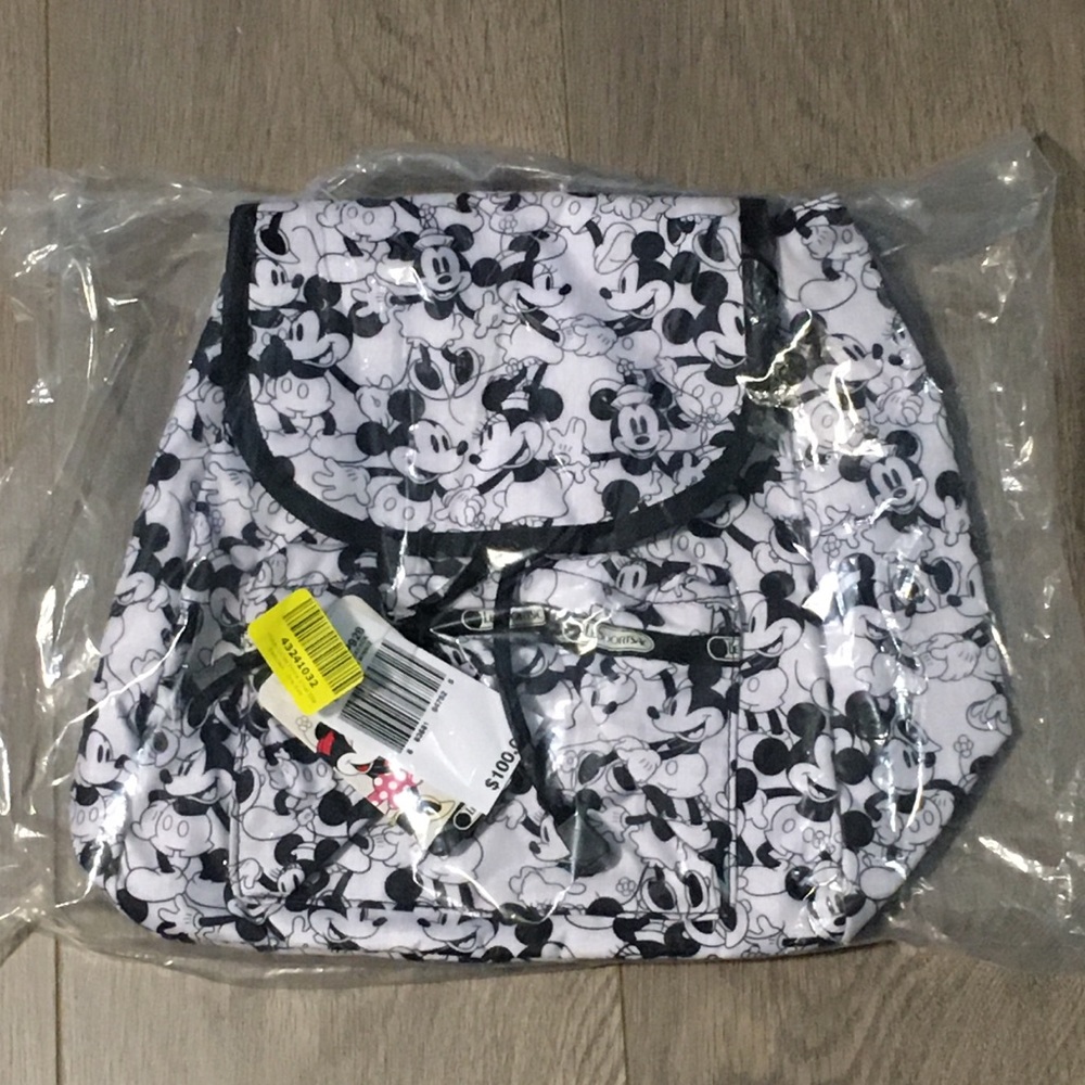 New Lesportsac Edie Backpack Mickey Loves Minnie